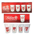 Kit 8Un Copo Americano Tradicional Vidro 190Ml Bar Cerveja - Brasfoot