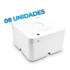 Kit 8x Caixa Plastica Organizadora Camera Cftv Stilus