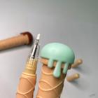 Kit 9 canetas formato de casquinha de sorvete fofas e divertidas