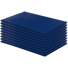 Kit 9 Colchonetes Ginástica 100x60x3 D28 Azul RG Colchões