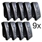 Kit 9 Controles Remoto Tx Light Portão Alarme 433 Mhz Garen