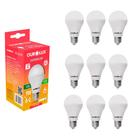 Kit 9 Lâmpada Led Bulbo 9w Branco Frio (6500k) - Ourolux