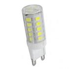 Kit 9 Lampada Led G9 4W 110V 6500K Branco Frio Zan27