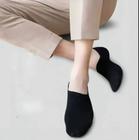 Kit 9 pares de meias masculinas sapatilhas invisível estilo básico