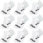 Kit 9 Pares Meias Puma Sapatilha Algodão Cano Baixo Meia Soquete Adulto Masculino Feminino Original