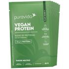 Kit 9 Vegan Protein Ervilha Girassol Neutro Sachê 28g Puravida