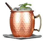 Kit 90 Canecas Moscow Mule Em Cobre Puro 500ml Marteladas