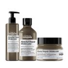 Kit Absolut Repair Molecular Sh 250ml + Sérum 250ml + Masc 250ml