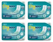 kit Absorvente Adulto Masculino Dry Man (4 Pacotes C/10 Un)