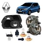 Kit Acabamento+Farol Auxiliar Sandero 2018 ARTEB H16