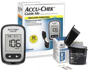 Kit Accu-Chek Guide Me Medidor 50 Tiras + Lancetador + 10 Lancetas