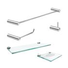 Kit Acessórios De Banheiro 5 Peças Luxo Slim 501Ls Grego - Grego Metal