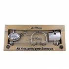 Kit Acessórios para Banheiro Inox 5 Peças - ART metais