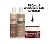 Kit Acidificante Anti Porosidade, Shampoo e Condicionador Crespo Apse