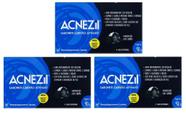 Kit Acnezil 3 Sabonete Carvao Ativado 90G combate acne cravo e espinha = acnase