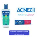 Kit Acnezil Sabonete liquido 200ml + Gel secativo anti acne 10g contra cravos e espinhas = acnase