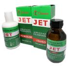 Kit acrílico pó + líquido INCOLOR resina para restauração em geral odonto prótese - JET Clássico