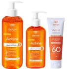 Kit Actine Darrow Gel Limpeza Vitamina C Protetor Solar Cor