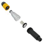 Kit Adaptador Conector Filtro e Engate Laranja Compatível com Desobstruidora WAP WL2660 Turbo Ultra