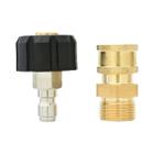 Kit Adaptador de Lavadora de Alta Pressão 3/8" e 1/4" - Conexão Macho/Fêmea M22-14 (15 Peças)