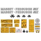 Kit Adesivo Emblema Compatível Trator Massey Ferguson Mf 50x - SPORTINOX