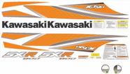 Kit Adesivo Faixa Jet Ski Kawasaki Sxr 800 07 Laranja