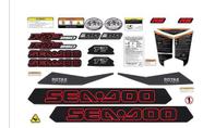 Kit Adesivo Faixa Jet Ski Sea Doo Rxp 260 Ano 12/13 Vermelho