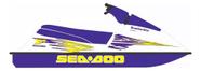 Kit Adesivo Faixa Jet Ski Seadoo Personalizado Xp 92