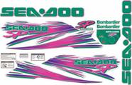 Kit Adesivo Faixa Jet Ski Seadoo Sp 96