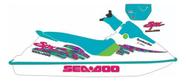 Kit Adesivo Faixa Jet Ski Seadoo Spx 95