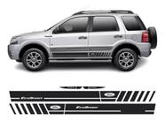 Kit Adesivo Faixa Lateral Ford Ecosport Freestyle Preto