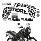 Kit Adesivo Faixa Lateral Yamaha Tenere 250 2016 Branco - Resitank