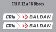 Kit Adesivos Baldan Grade Cri-r 12 A 18 Discos