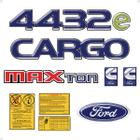 Kit Adesivos Caminhão Cargo 4432e Maxton Emblemas - Generico - SPORTINOX