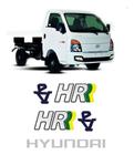 Kit Adesivos Caminhão Hyundai Hr Ev Capô + Lateral Resinado - Resitank
