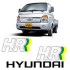 Kit Adesivos Caminhão Hyundai Preto Resinado HR 2007/2023