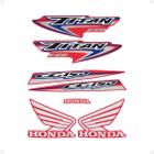 Kit Adesivos Compatível CG Titan 150 ESD 2007 Moto Vermelha