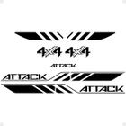 Kit Adesivos Compatível Com Frontier Attack 4x4 2021/ Preto