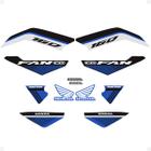 Kit Adesivos Compatível Honda CG Fan 2022/2023 Moto Azul