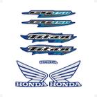 Kit Adesivos Compatível Honda CG Titan 150 ES 2006 Moto Azul