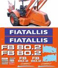 Kit Adesivos Fiatallis Fb 80.2 Compact Para Retroescavadeira