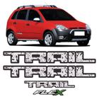 Kit Adesivos Ford Fiesta Trail 2005/ + Emblema Flex Traseiro - SPORTINOX