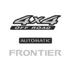 Kit Adesivos Frontier 4x4 Off Road Automatic Escovado