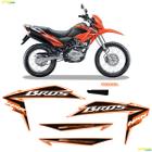 Kit Adesivos Honda Bros Nxr 150 Ks 2011 Moto Laranja