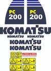 Kit Adesivos - Komatsu Pc 200