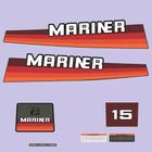 Kit Adesivos Mariner 15 Para Motor De Popa