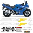 Kit Adesivos Moto Suzuki Gsxf 750 Completo 2000/2009