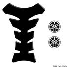 Kit Adesivos Moto Tank Pad Black + Emblemas Logo Yamaha 55mm - SPORTINOX