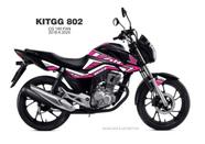 Kit Adesivos Personalizados Faixa Moto Honda CG 160 Fan 2020