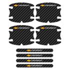 Kit Adesivos Protetor Maçaneta Linha Chevrolet GM Carbono - SPORTINOX